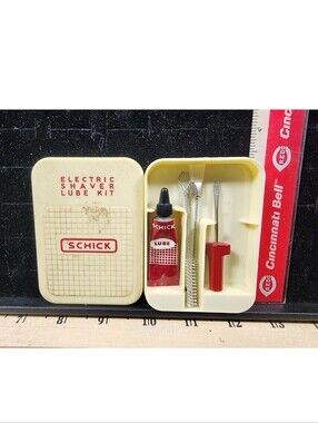 Vintage Schick Electric Razor Lube Kit Used #1